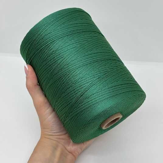 Купити Нитка капронова зелена 1.2 мм 1 кг 187/3 текс 1560 м для