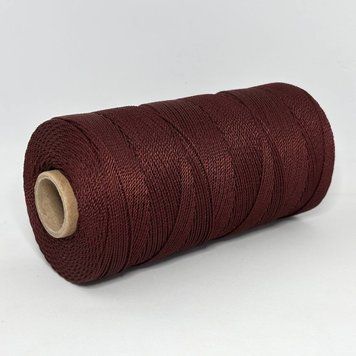Нитка капронова коричнева 1.2 мм 400 г 187 текс 625 м НПАК-187/3-400 фото